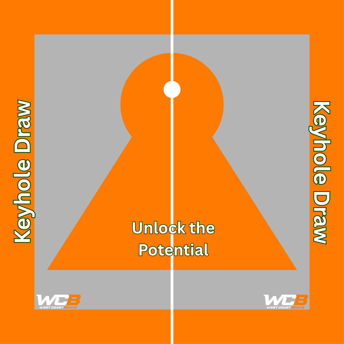 WCB Pro Target Mats- Keyhole Draw