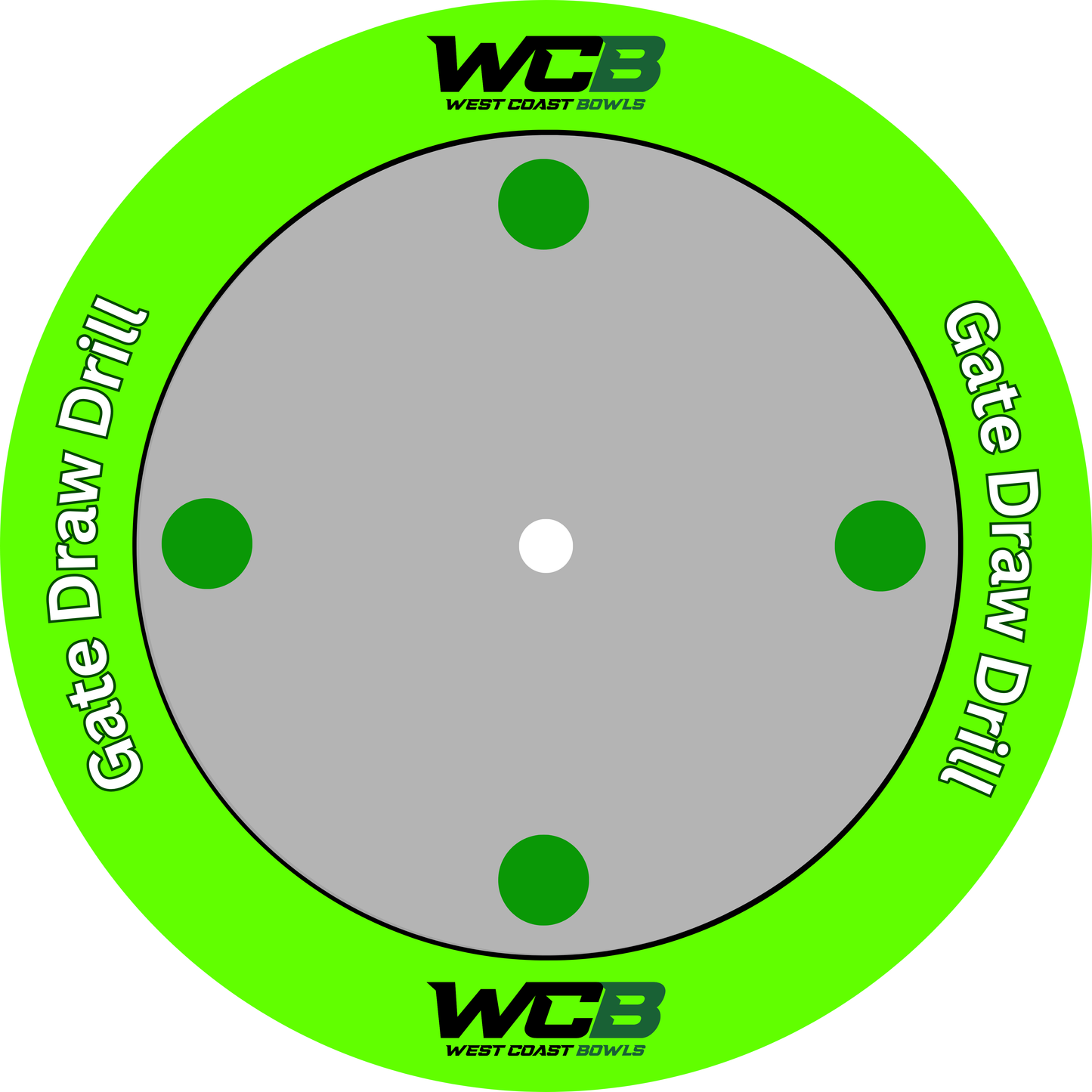 WCB Pro Target Mats- Pack of 5- Drawing