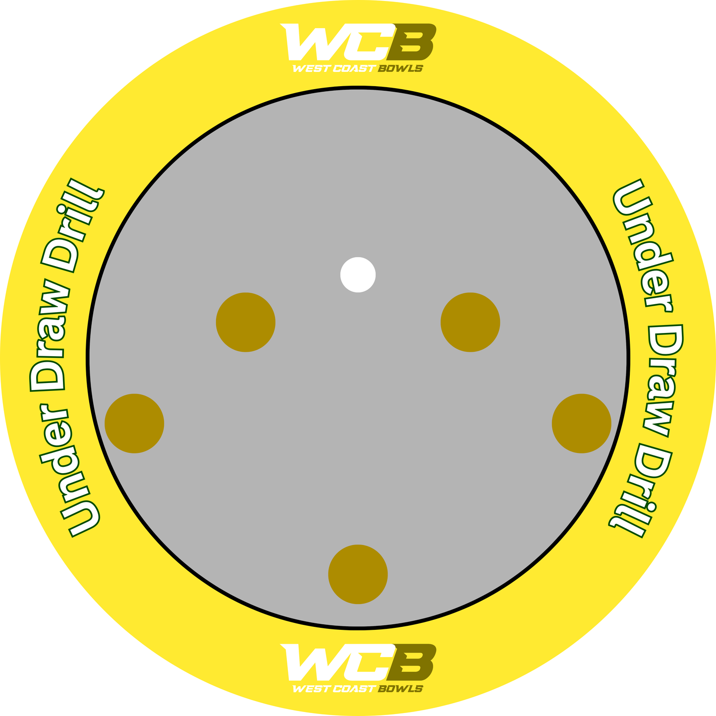 WCB Pro Target Mats- Pack of 5- Drawing