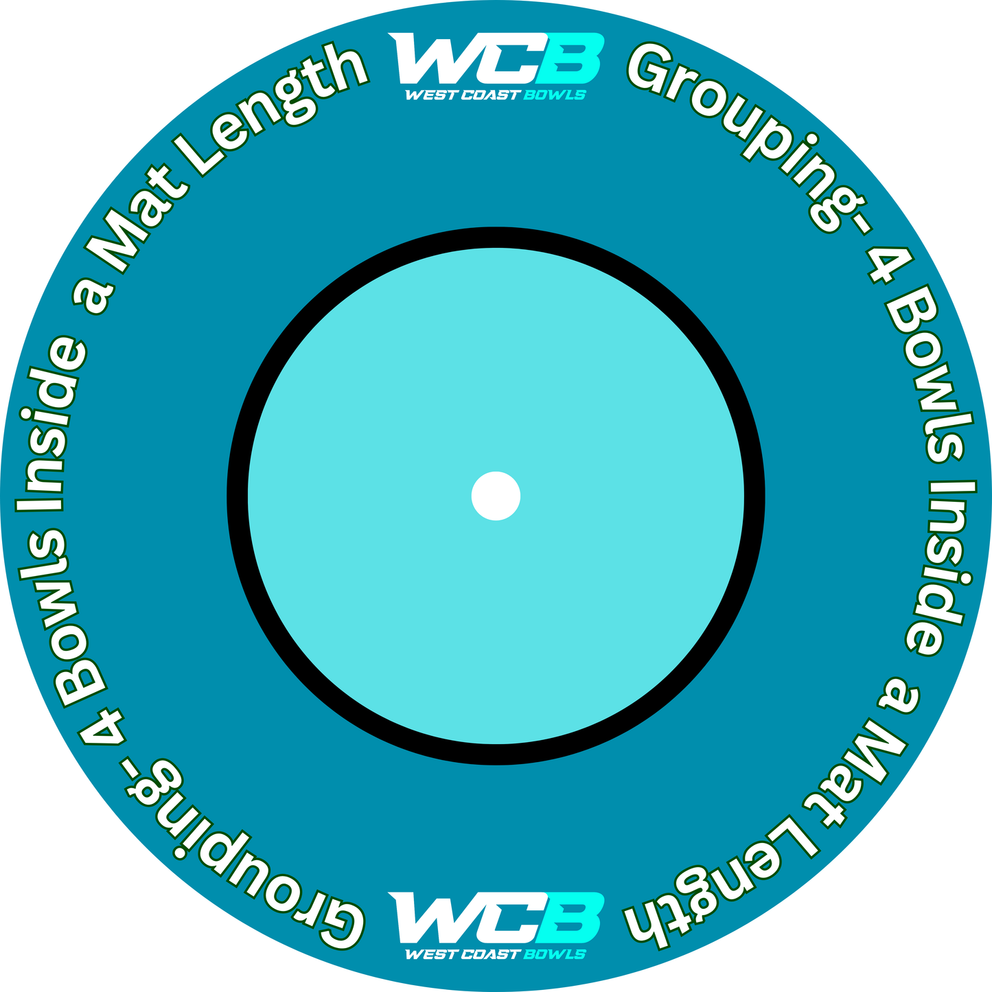 WCB Pro Target Mats- Pack of 5- Drawing