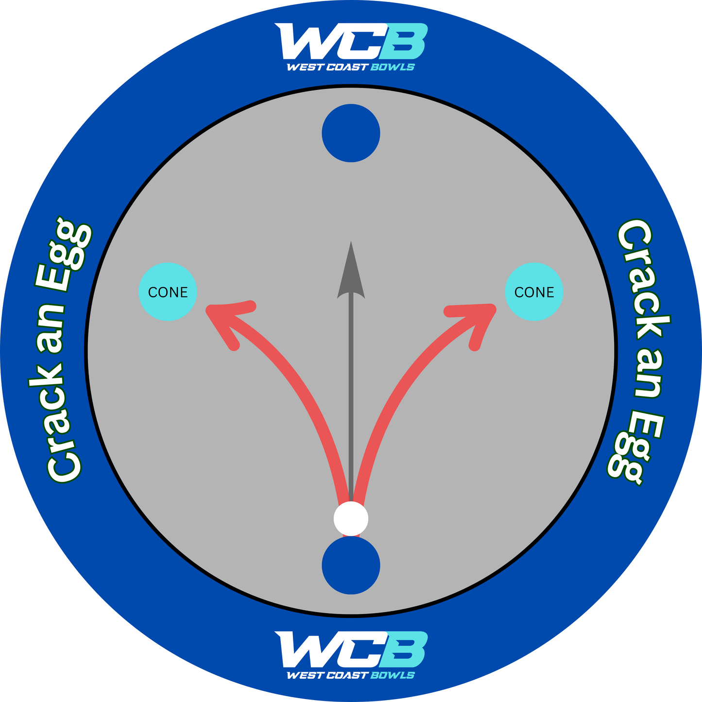 WCB Pro Target Mats- Match Play Pack of 5