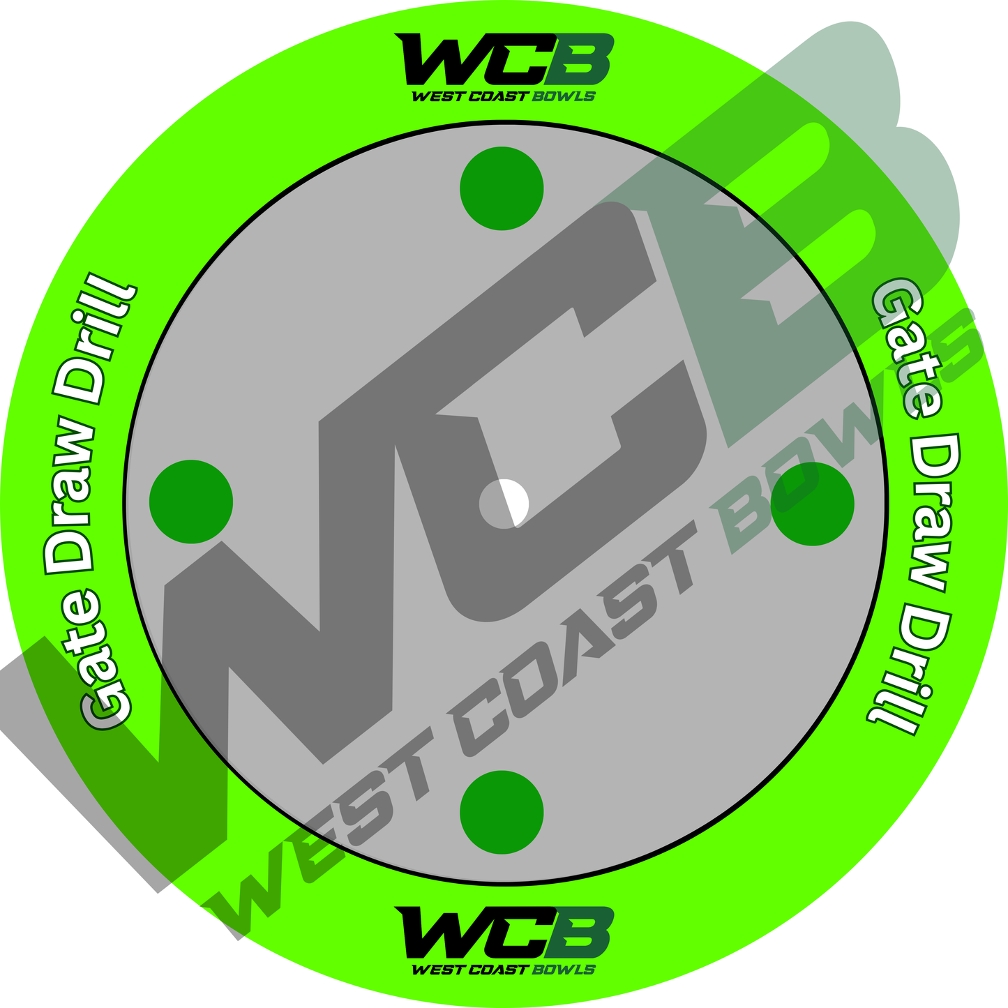 WCB Pro Target Mats- Gate Draw Drill
