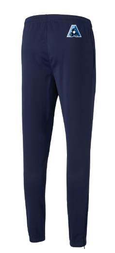 Puma Team Rise men’s Training pants- Navy Whittlesea Logo